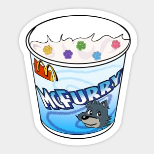 McFurry Sticker